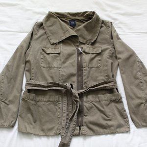 GAP Lightweight Olive Green Coat